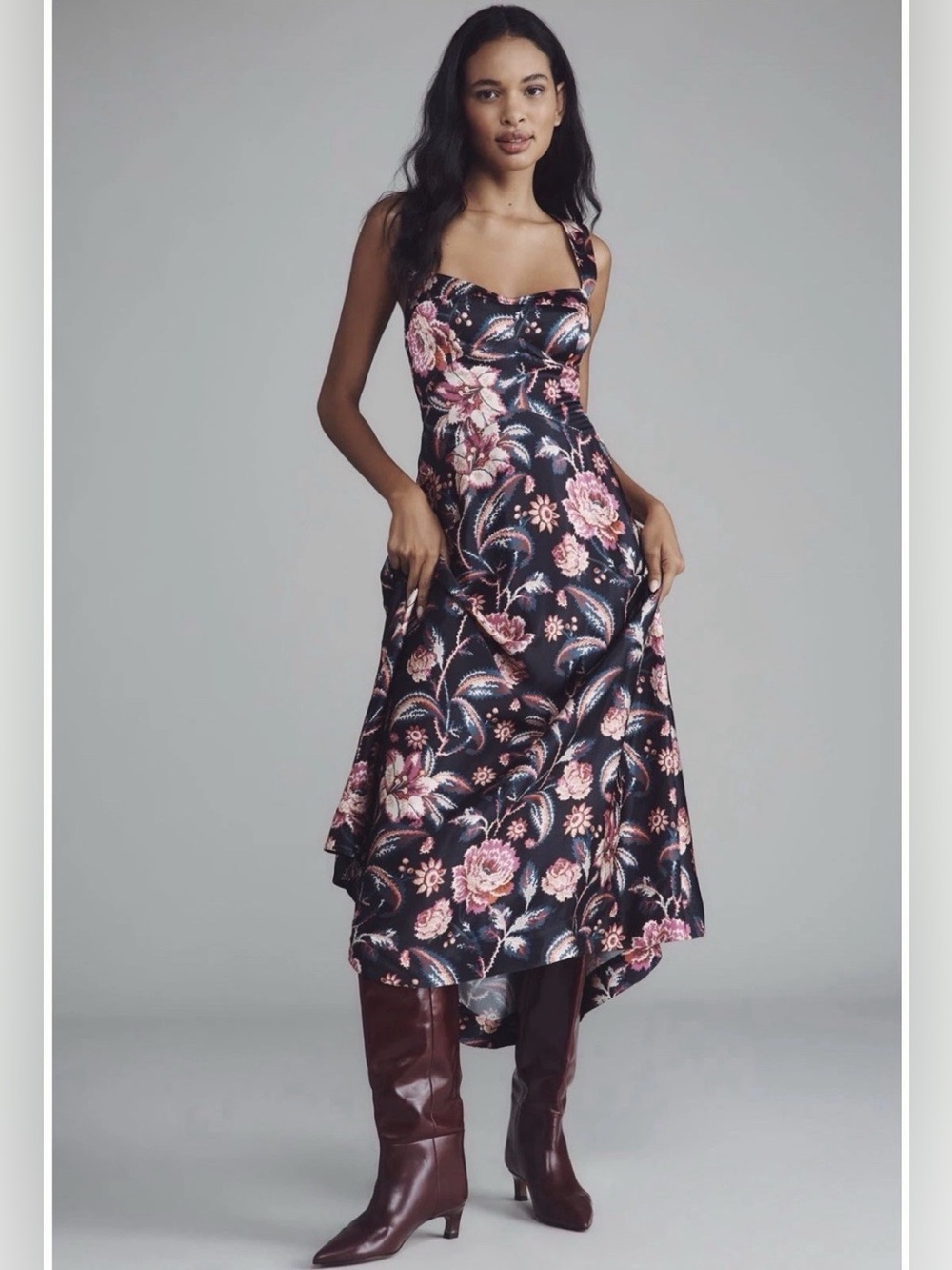 Anthropologie Jocelyn Sleeveless Slip Midi Dress NWT